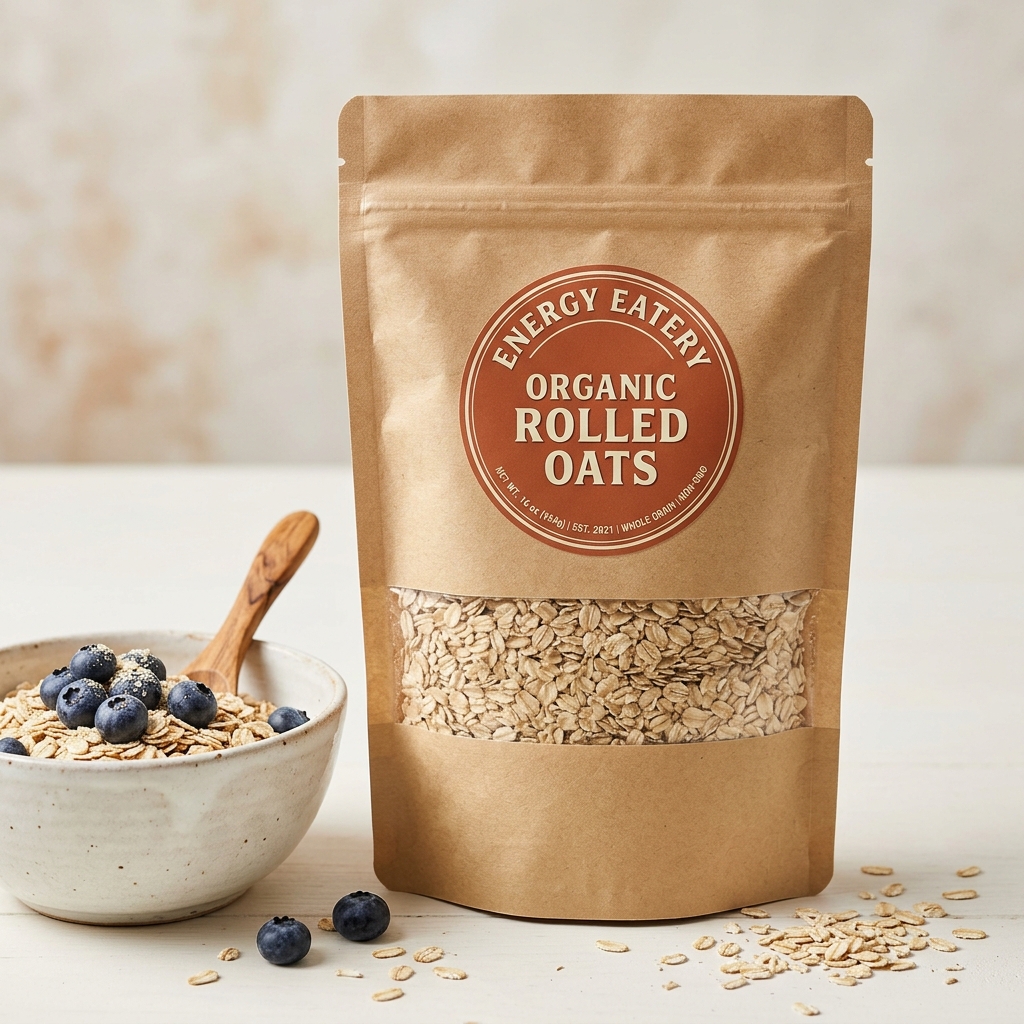 Organic Rolled Oats (High Fiber Whole Grain)
